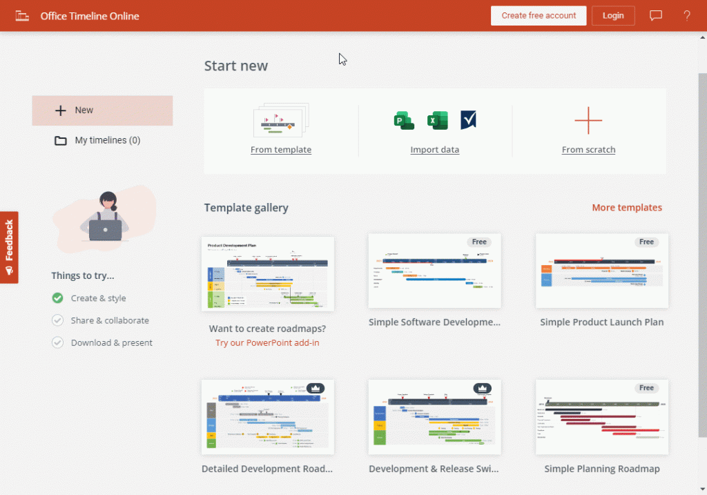 Make a Gantt Chart Online from a Template