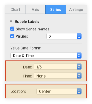 Chage date format and location