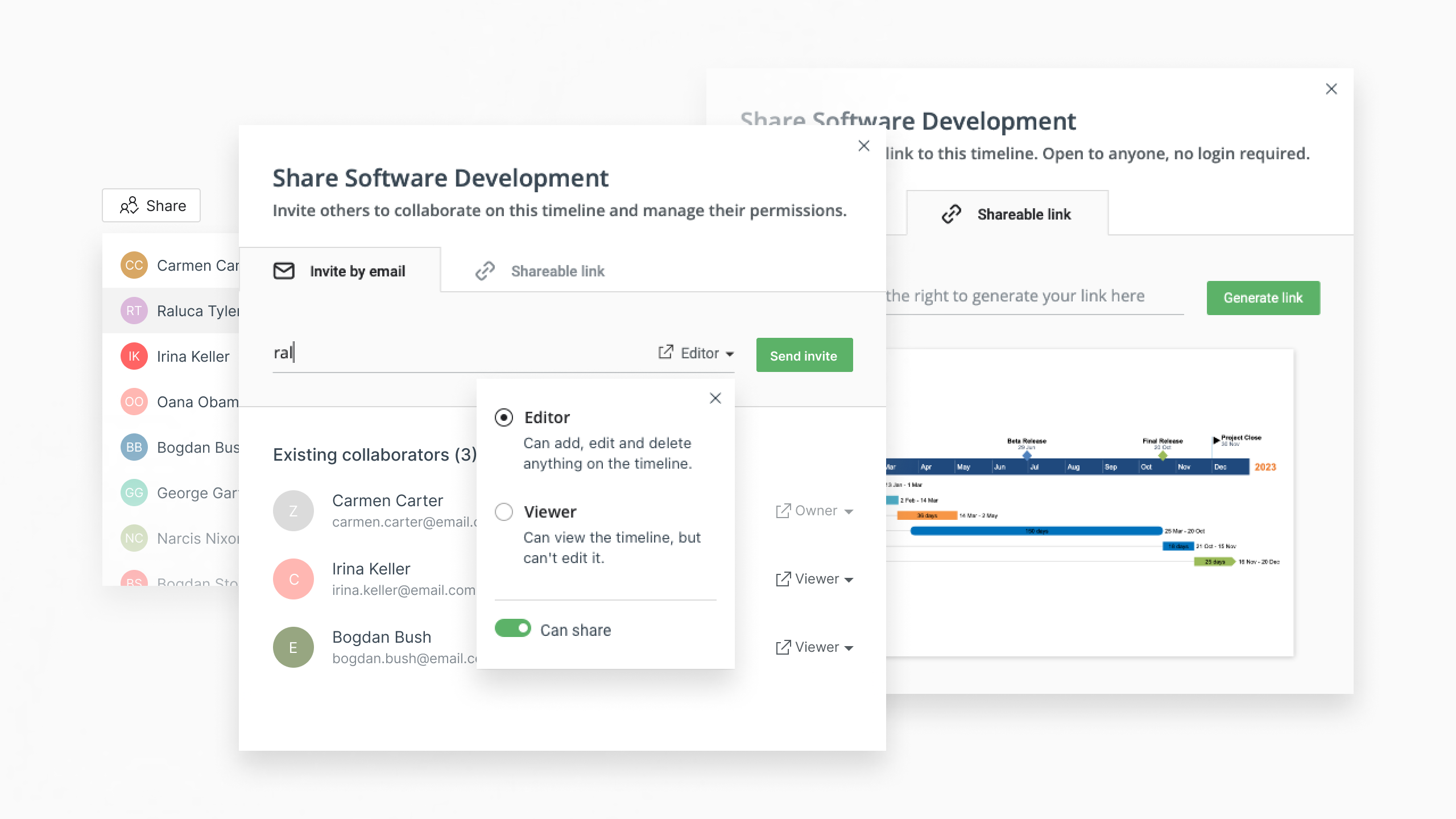 Collaborative project management software