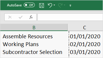 Timeline software turns Excel into Gantt charts