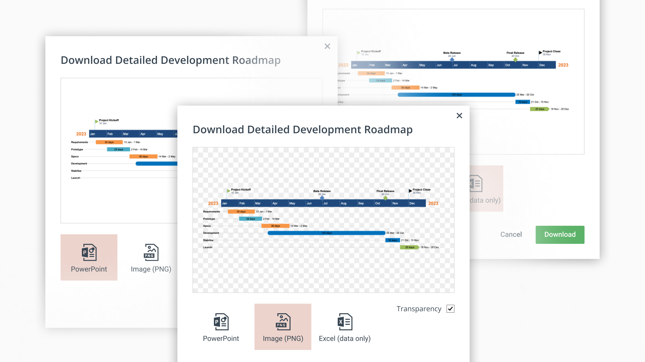 Download online timeline as PowerPoint slide