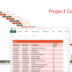 Turn a Gantt chart in Excel into a PowerPoint slide