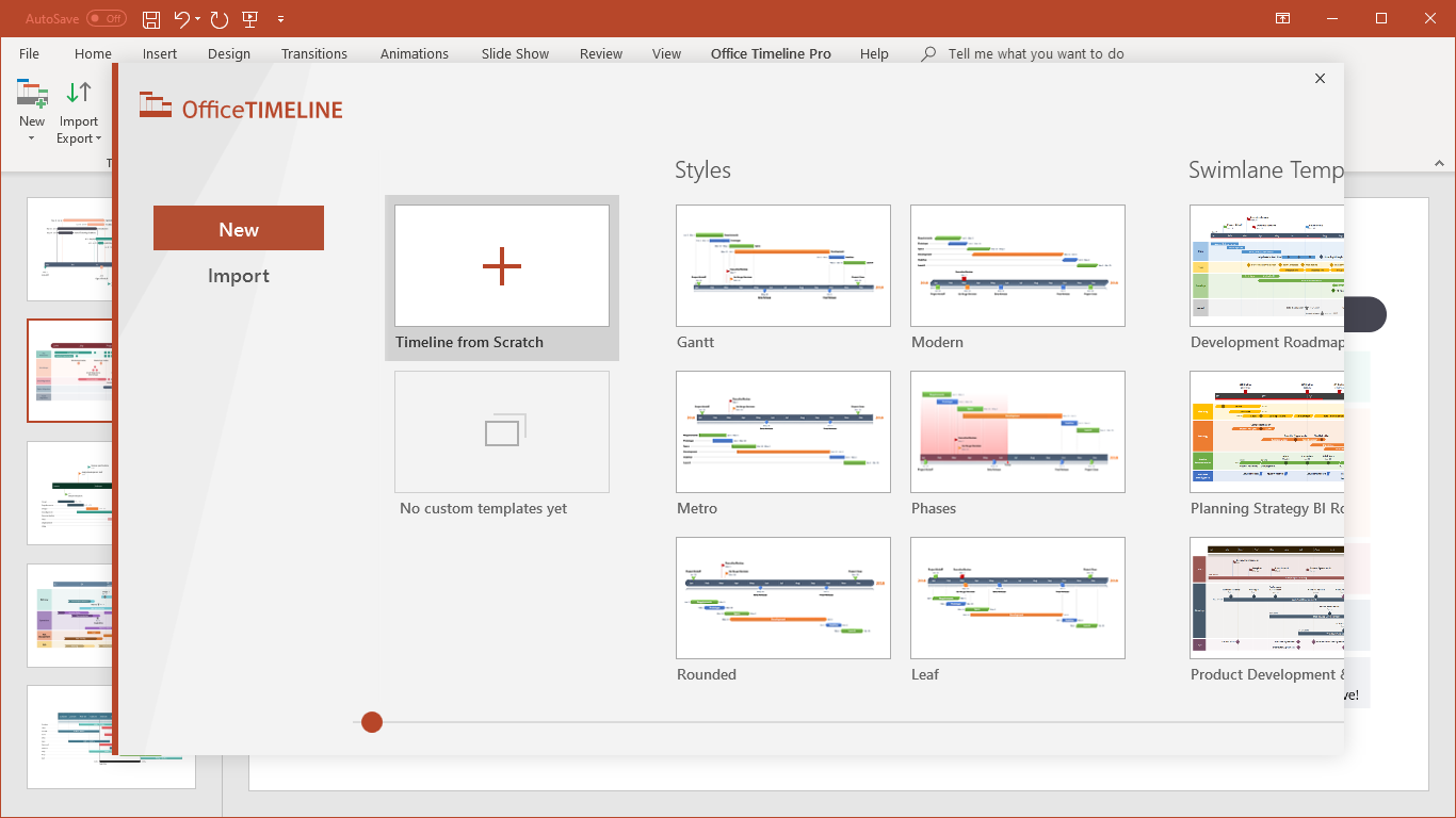 Erstellen Sie PowerPoint-Gantt-Diagramme