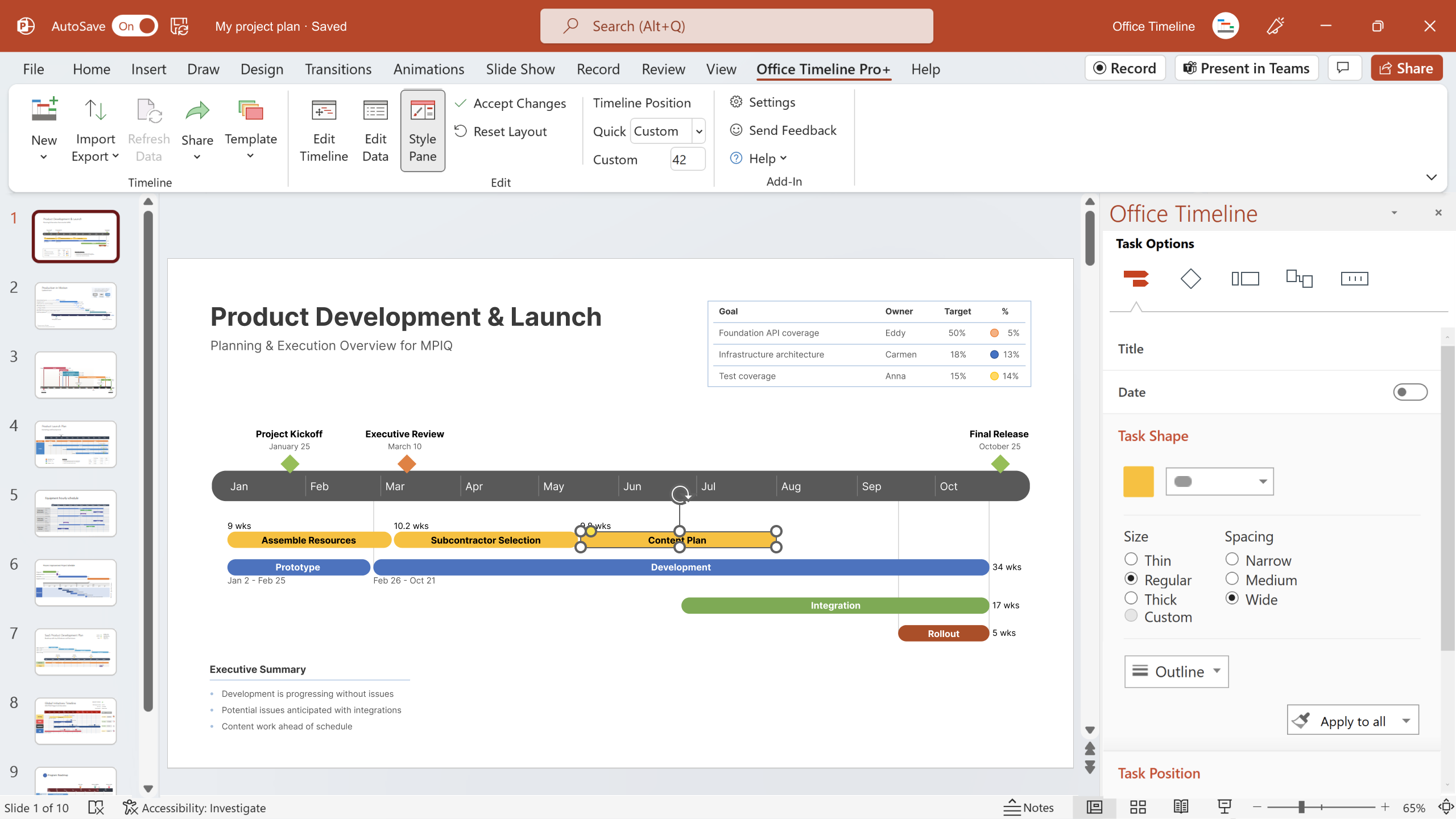 Faire une ligne de temps dans toutes les versions de PowerPoint et Office 365