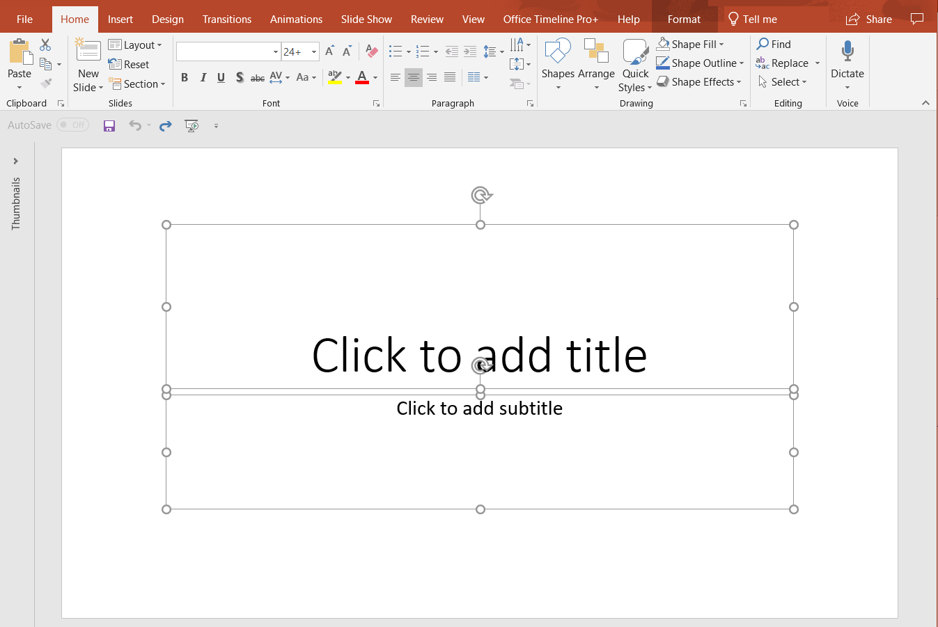 Delete default text boxes in manual PowerPoint swimlane diagram