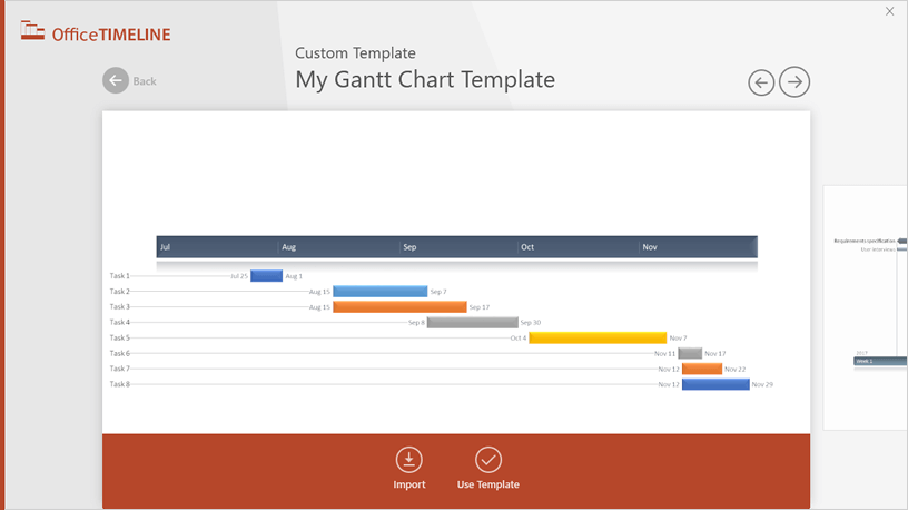 My Gantt Chart Template