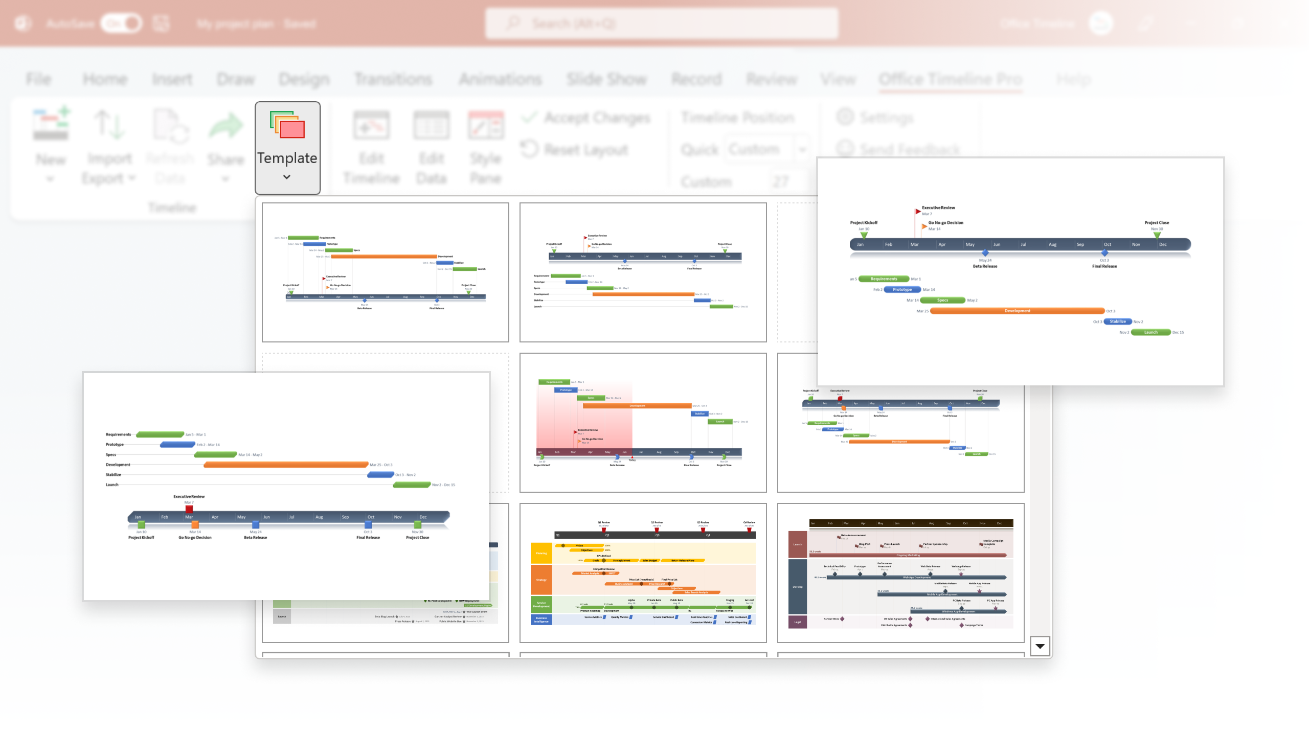 Roadmap-Vorlagen für PowerPoint