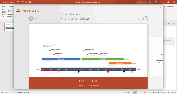 Powerpoint template pharma industry