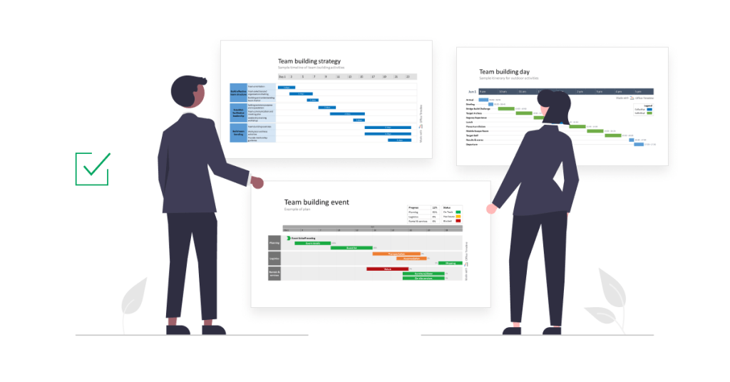 Planning team building activities for work: free templates