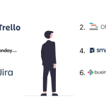 List of top Kanban tools: Trello, Office Timeline, Smartsheet, Monday.com, Jira, Businessmap